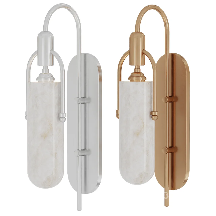 Rivington Alabaster Wall Sconce Image 1