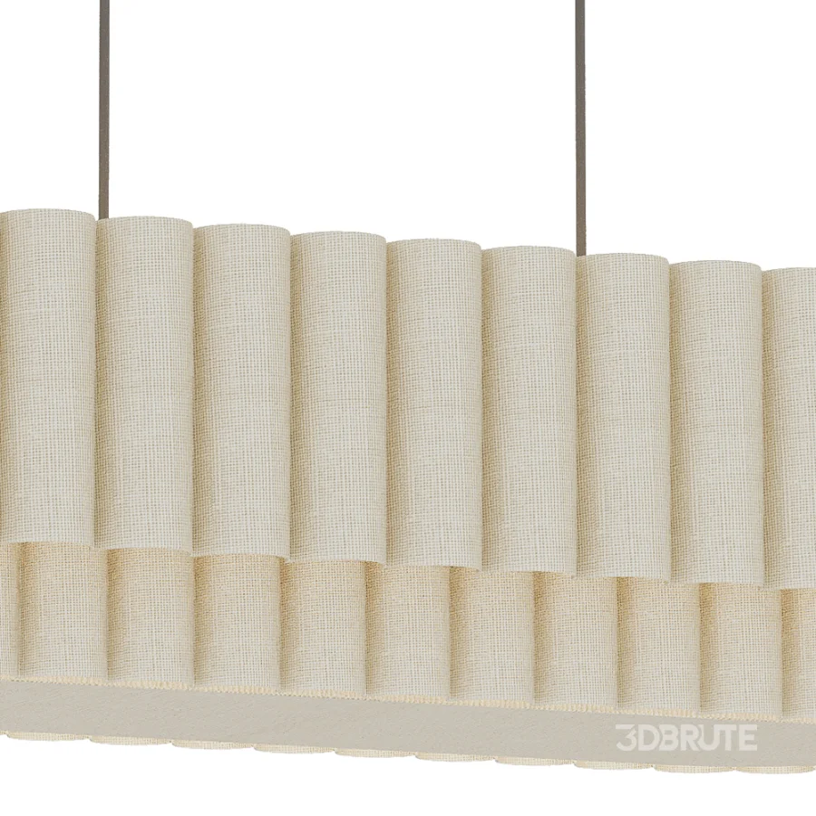 Folia linen pendant Image 3