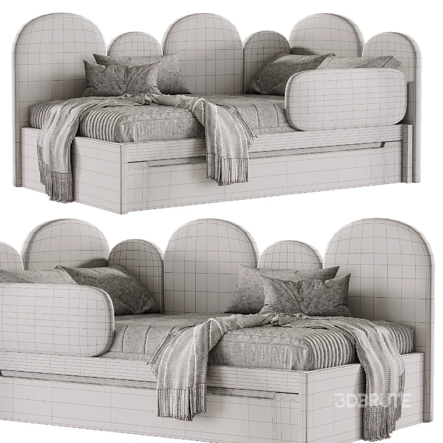 SAVOY Upholstered Kids Bed Image 4