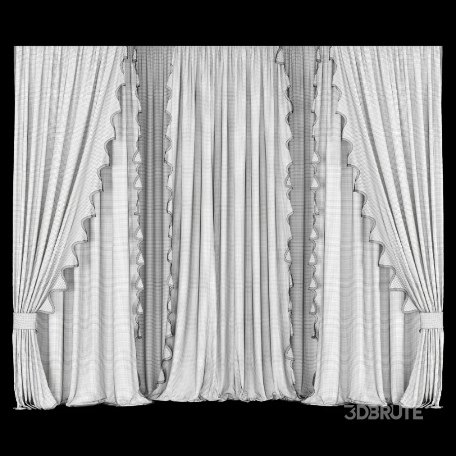 Silk and Cotton Curtain Set 126 Image 6