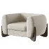 Tina Modern Boucle Upholstered Accent Armchair - Thumbnail 2