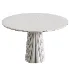 Akira Fluted Round Wooden Table - Thumbnail 5