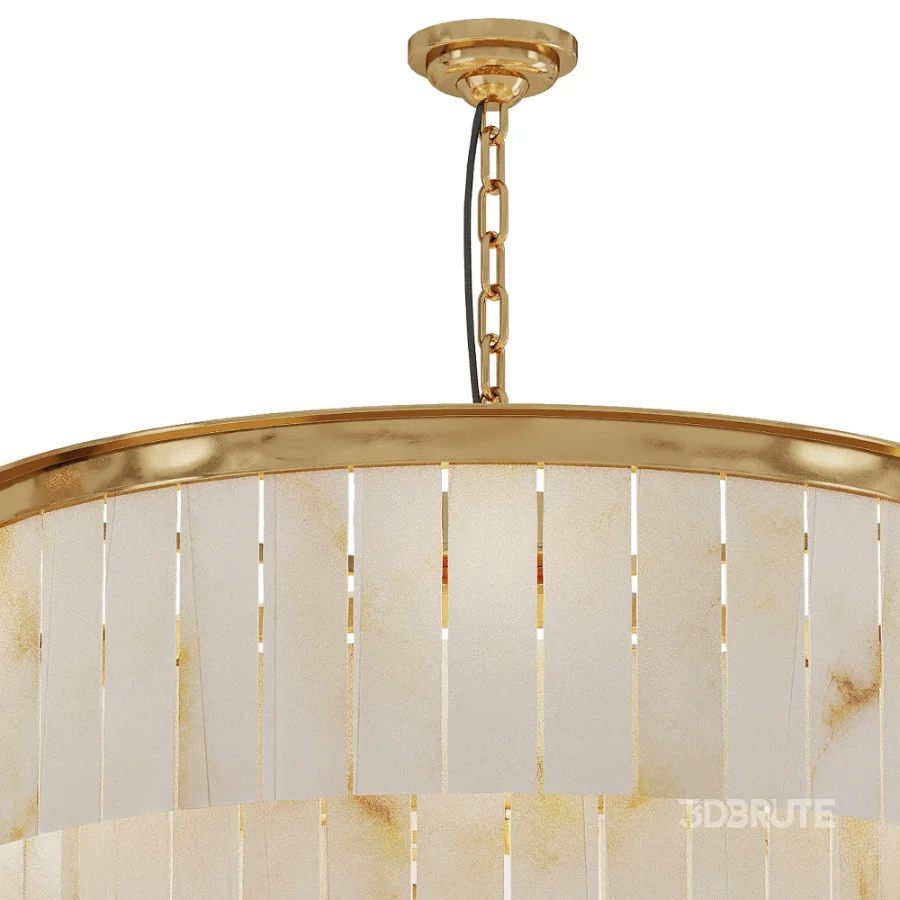 Afralia Marble Ceiling Chandelier Image 2
