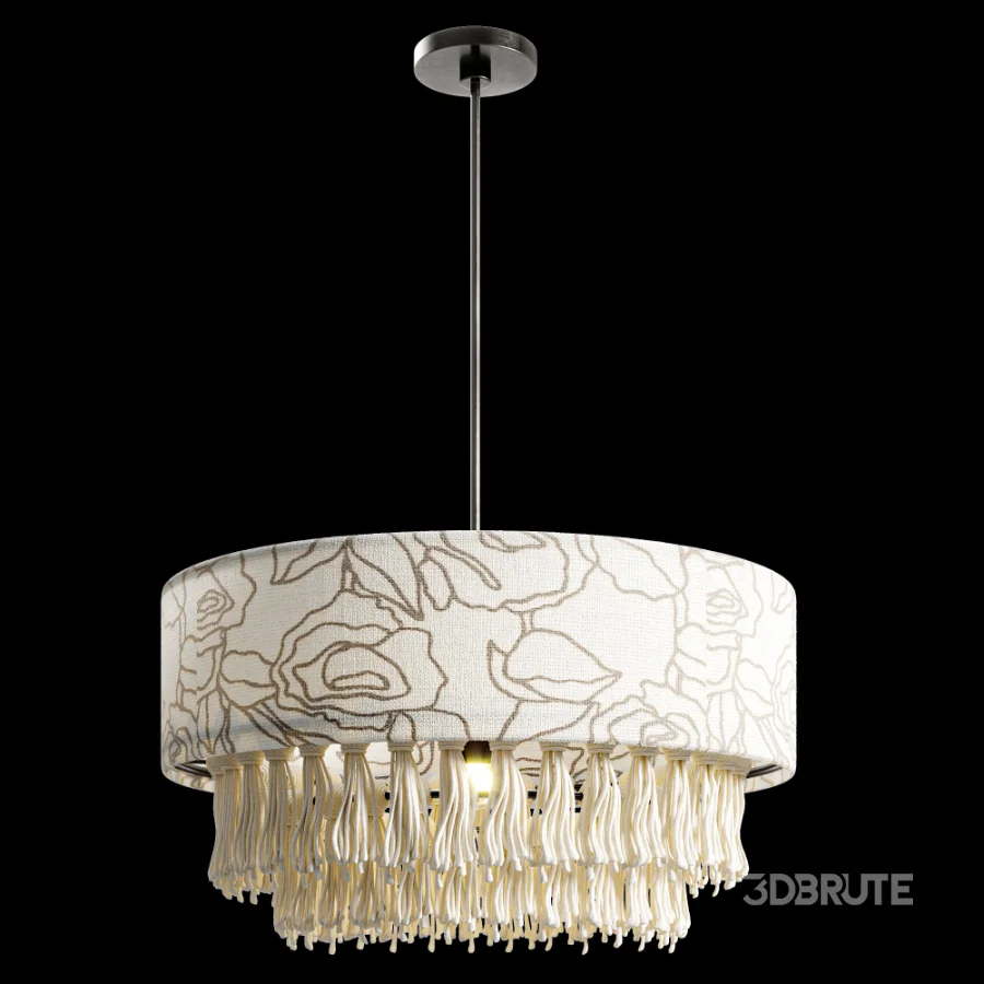 Bohemian Hemp Rope Tassel Chandelier Image 4