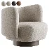 Novara Swivel Accent Chair - Thumbnail 1