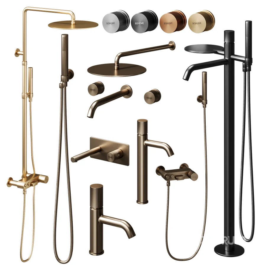 Boheme STICK LINEA Bathroom Faucet Set 02 Image 6