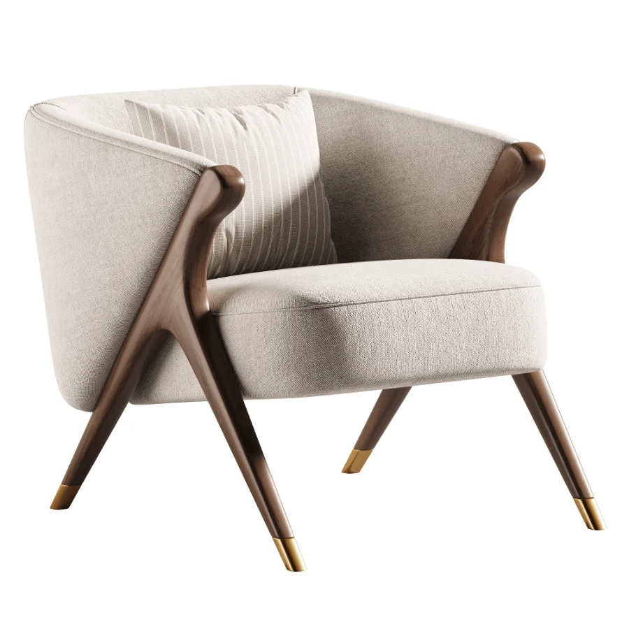 Pair of Mid Century Lounge Chairs Image 1