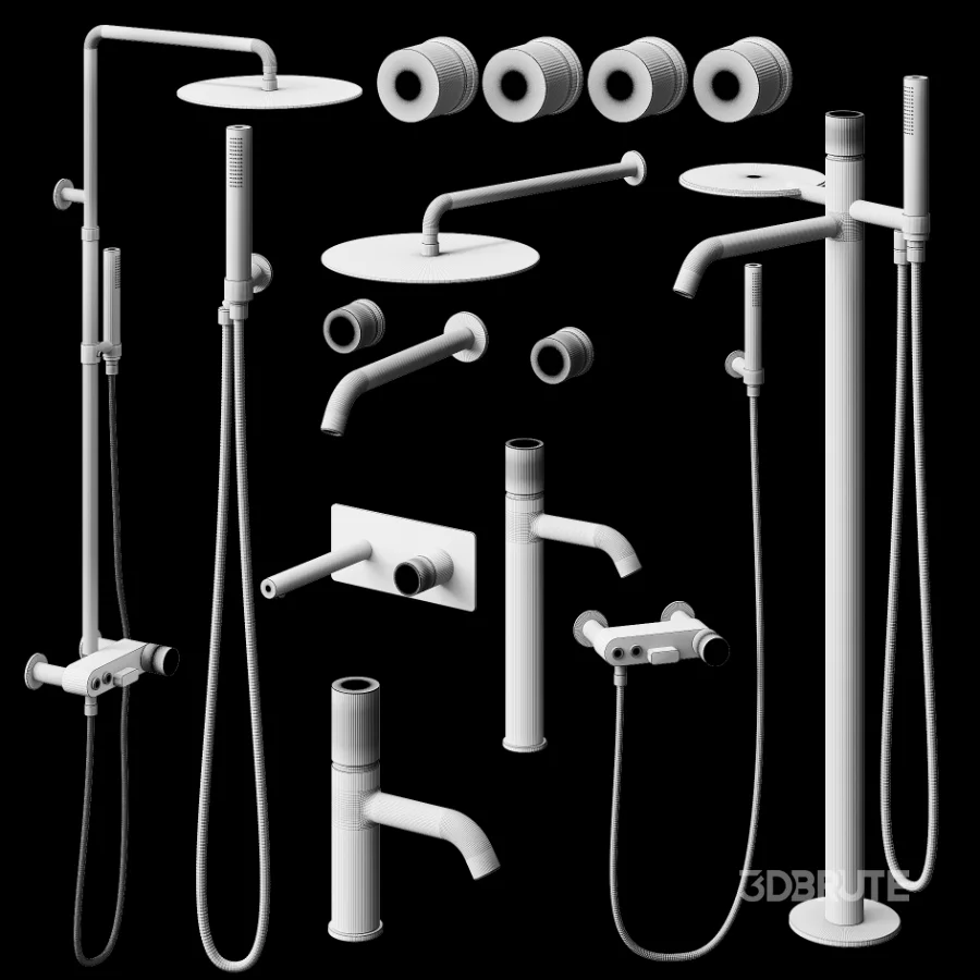 Boheme STICK LINEA Bathroom Faucet Set 02 Image 2