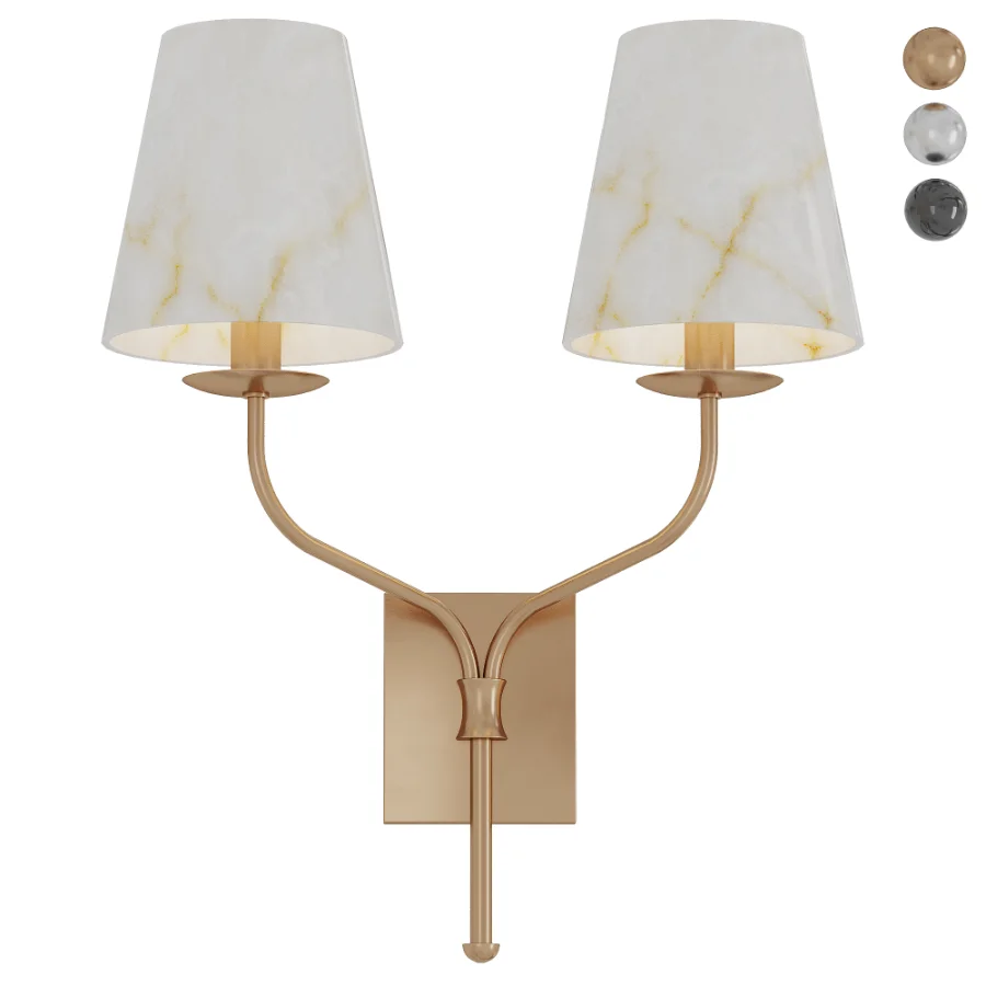 Mirevaux Alabaster Wall Sconce Image 1
