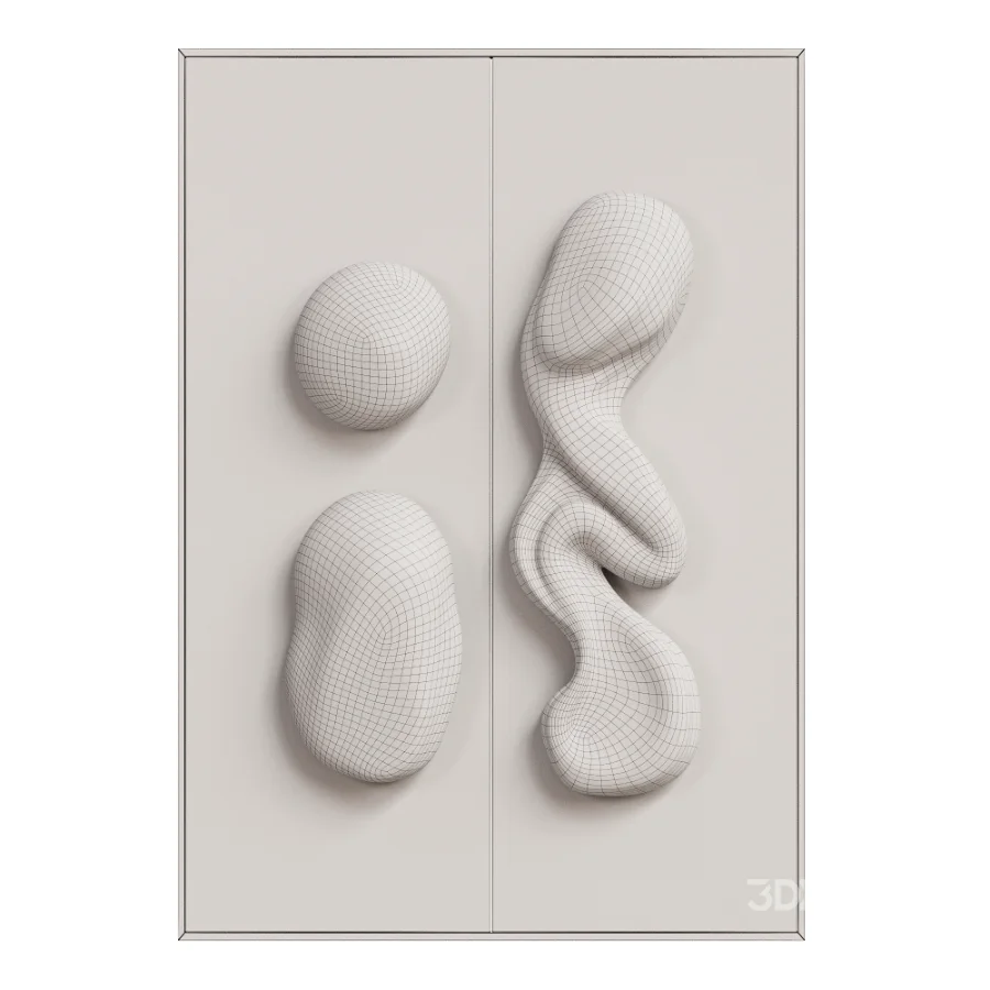 Chrome Bubble Wall Decor V15 Image 3