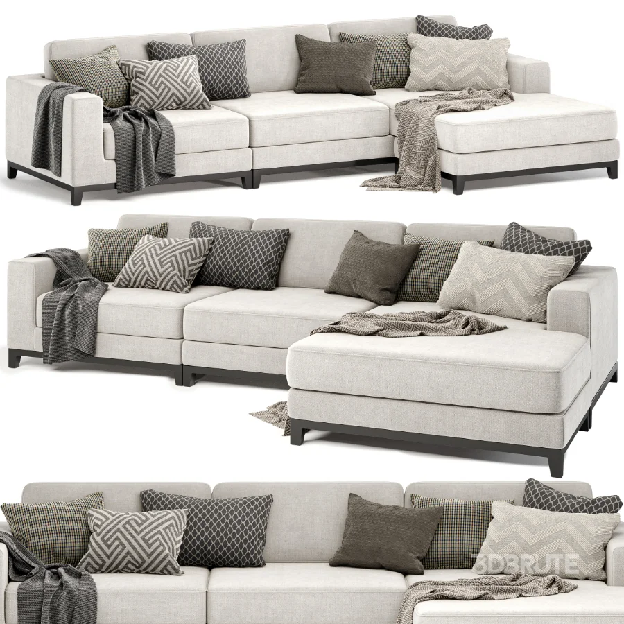 Frankfurt modern chaise lounge Image 3