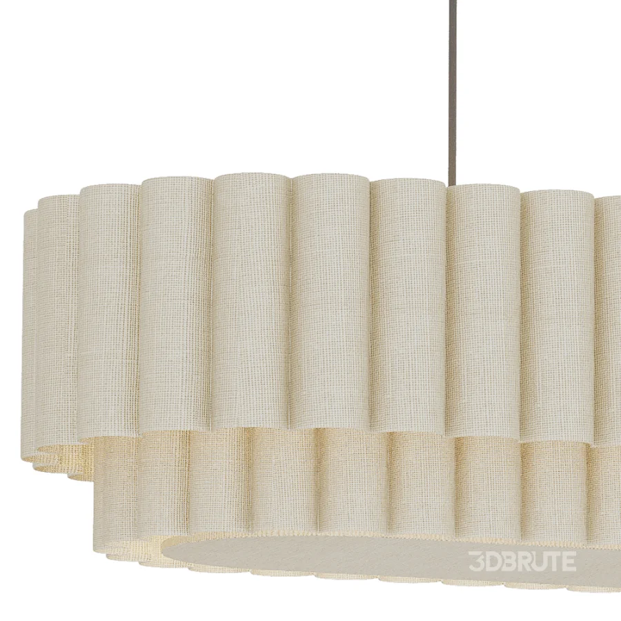 Folia linen pendant Image 4