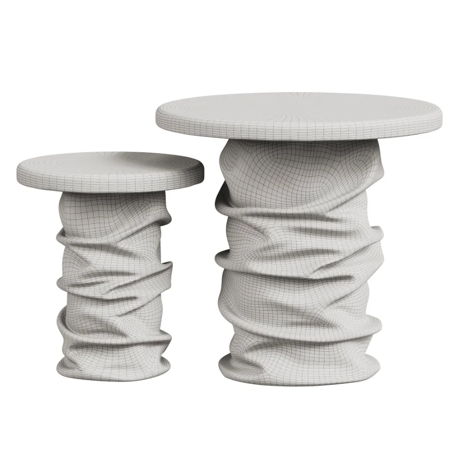 Gemini Set of 2 Purple Side Tables Image 3
