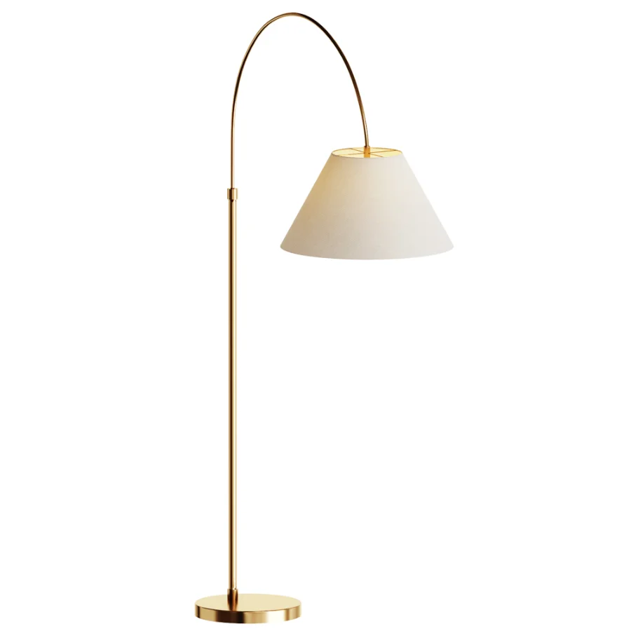 Sinclair Metal Arc Sectional Floor Lamp Image 3