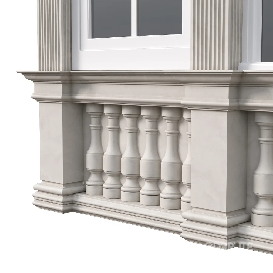 Architectural Classic Window 3D Model 15 Image 3