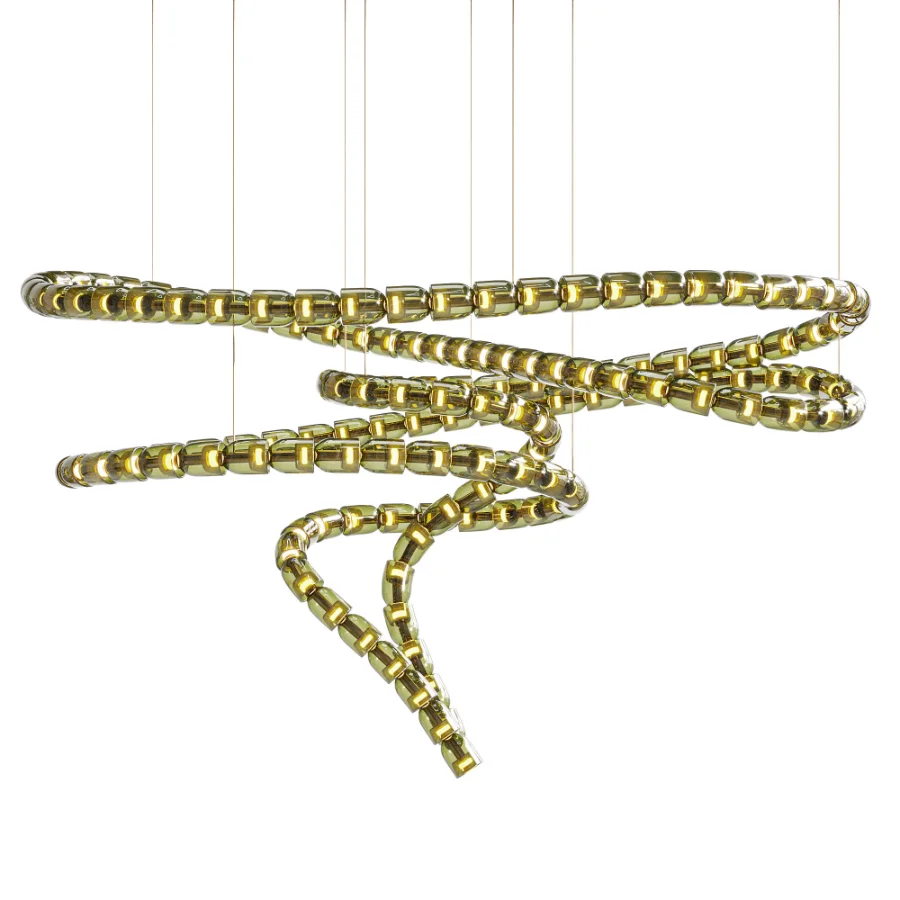 Gabriel Spiral LED Chandelier Image 2