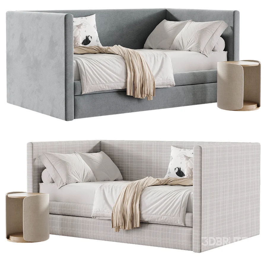 Childrens Upholstered Bed Gaia Image 2