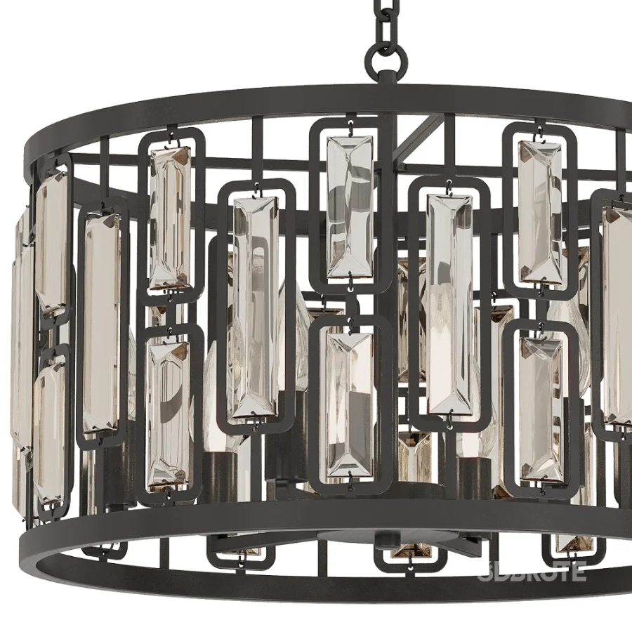 Bolton Crystal Pendant Light Image 8