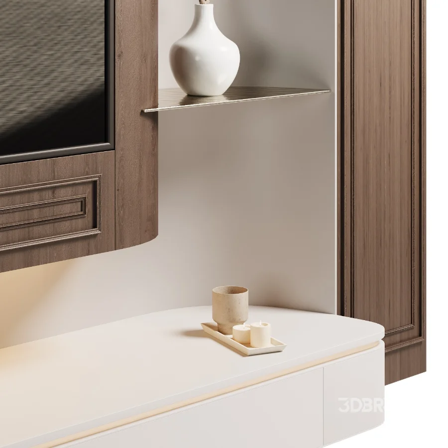 TV wall set 002 Image 6
