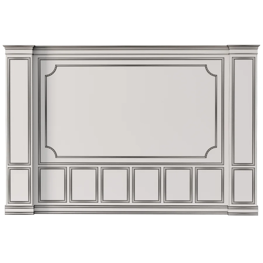 Classic 3D Wall Panel Elegant Design for Interior Decor 15 Image 1