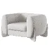 Tina Modern Boucle Upholstered Accent Armchair - Thumbnail 5