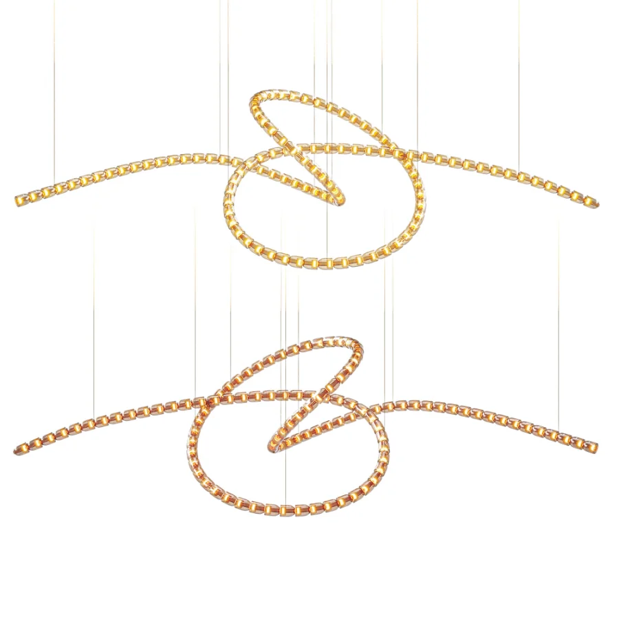 Gabriel Twist LED Chandelier Image 5