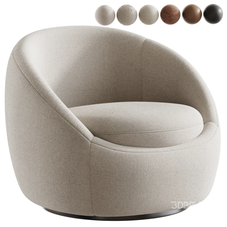 Cozy Swivel Chair Image 1
