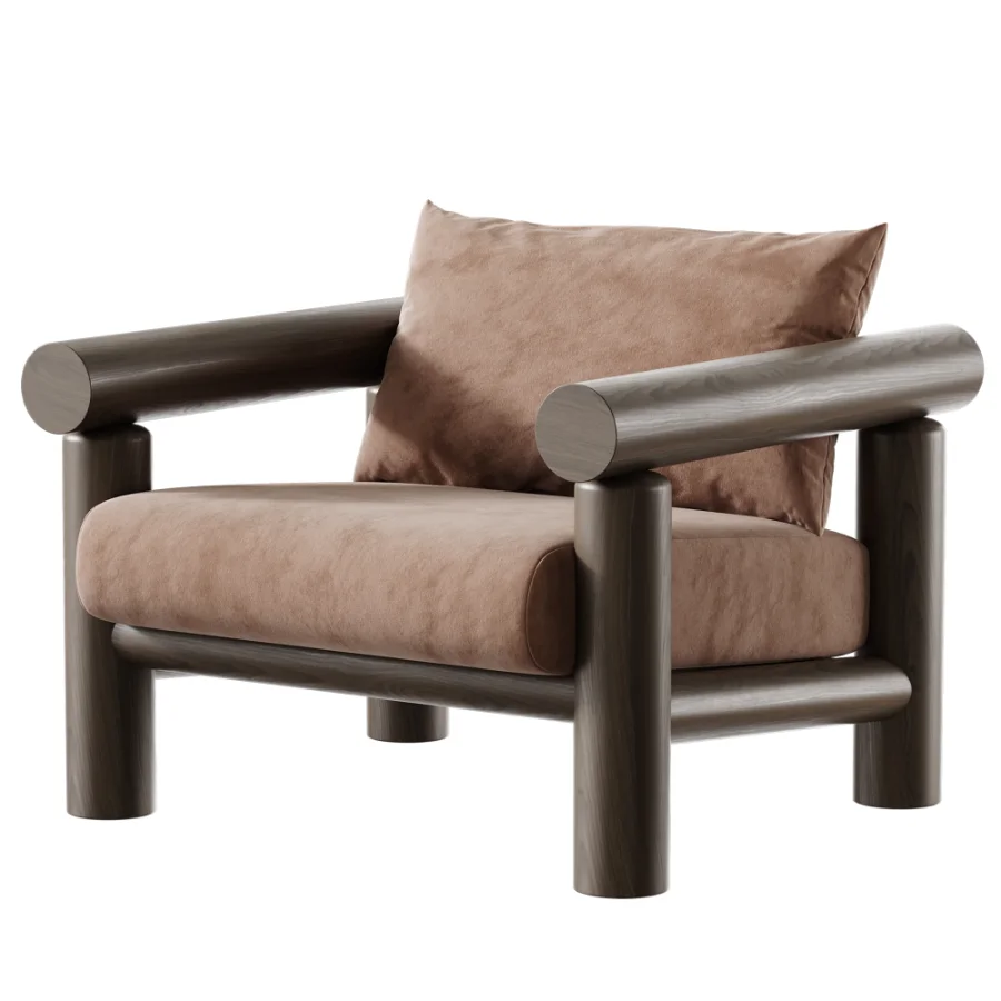 Oxford Wood Armchair Image 3