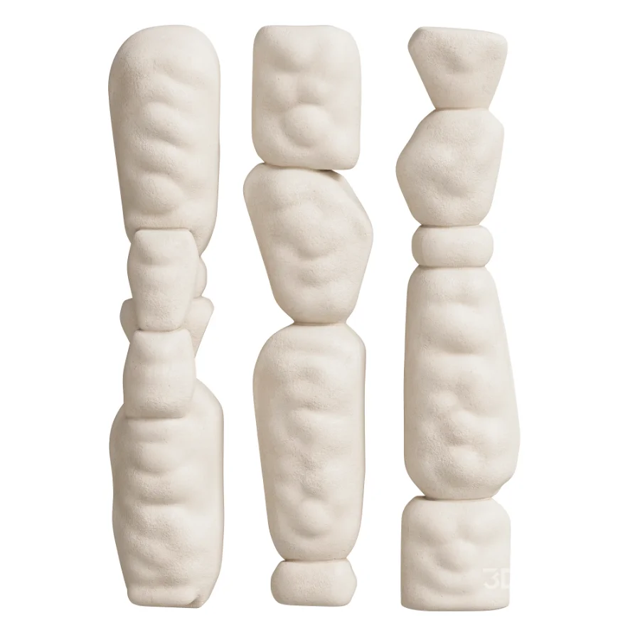 Minimalist Plaster Stacked Sculptures Image 1