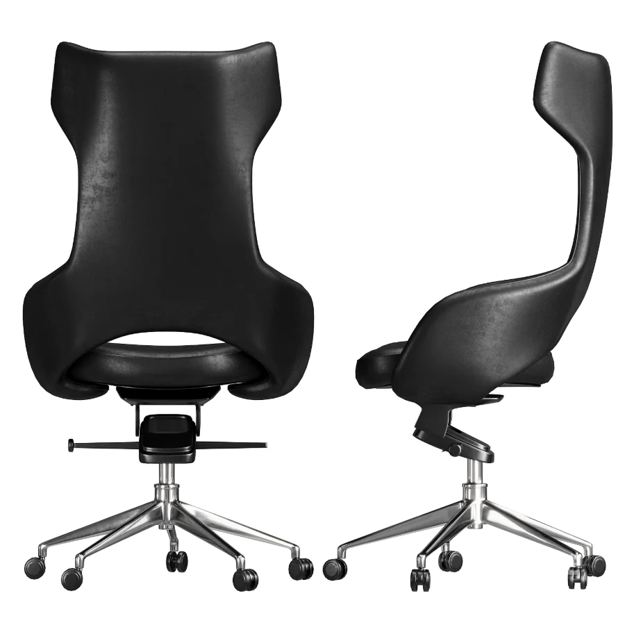 Cosmo High Back Swivel Executive Chair Black Image 3