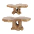 Live Edge Solid Wood Coffee Table - Thumbnail 2
