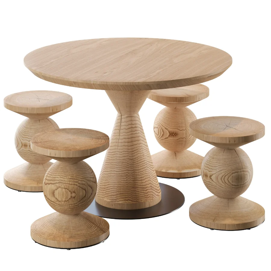 Apex Table & Circus Stool | Riva1920 Image 4