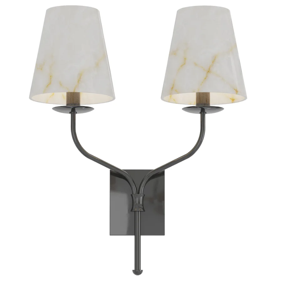 Mirevaux Alabaster Wall Sconce Image 7