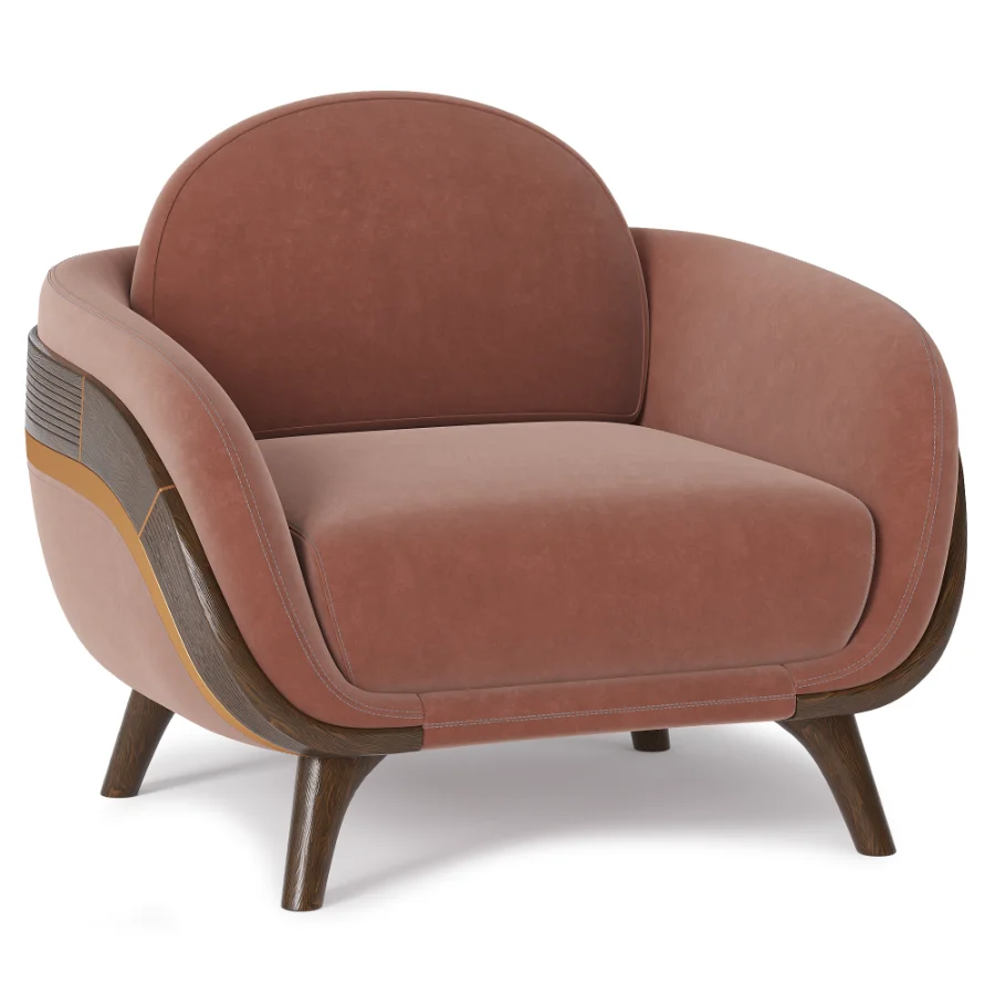 Modern Lounge Armchair Image 3