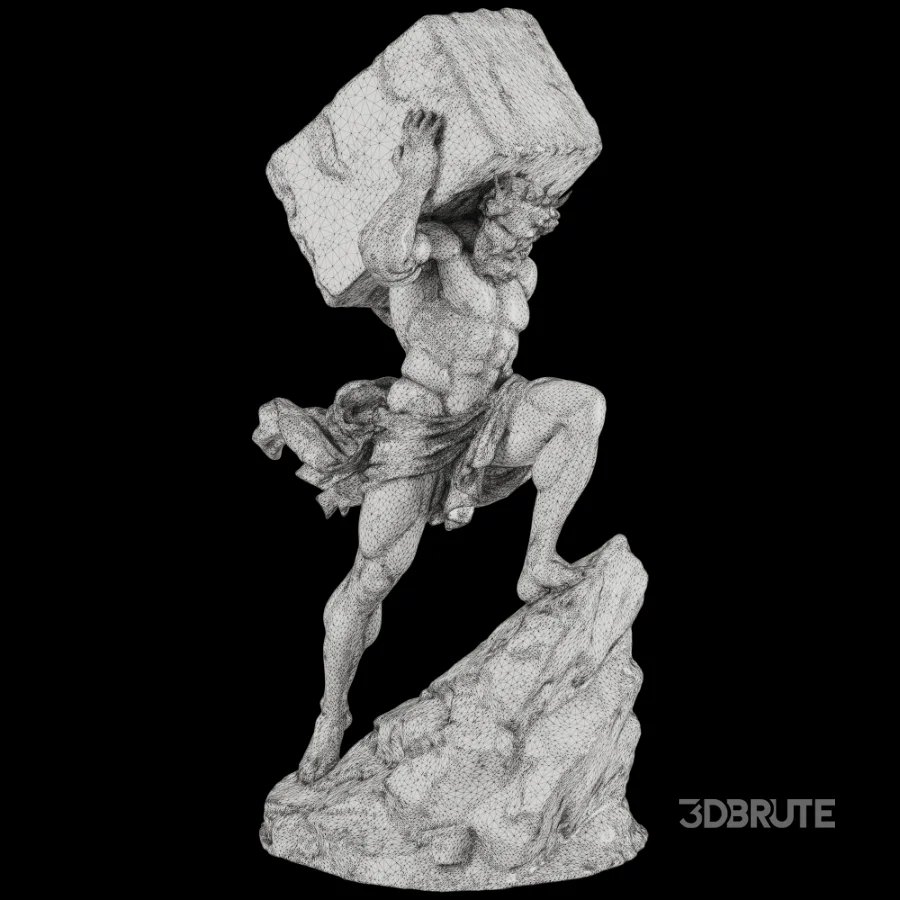 Atlas Burden Statue Image 5
