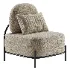 Yellow Linen Accent Chair - Thumbnail 5