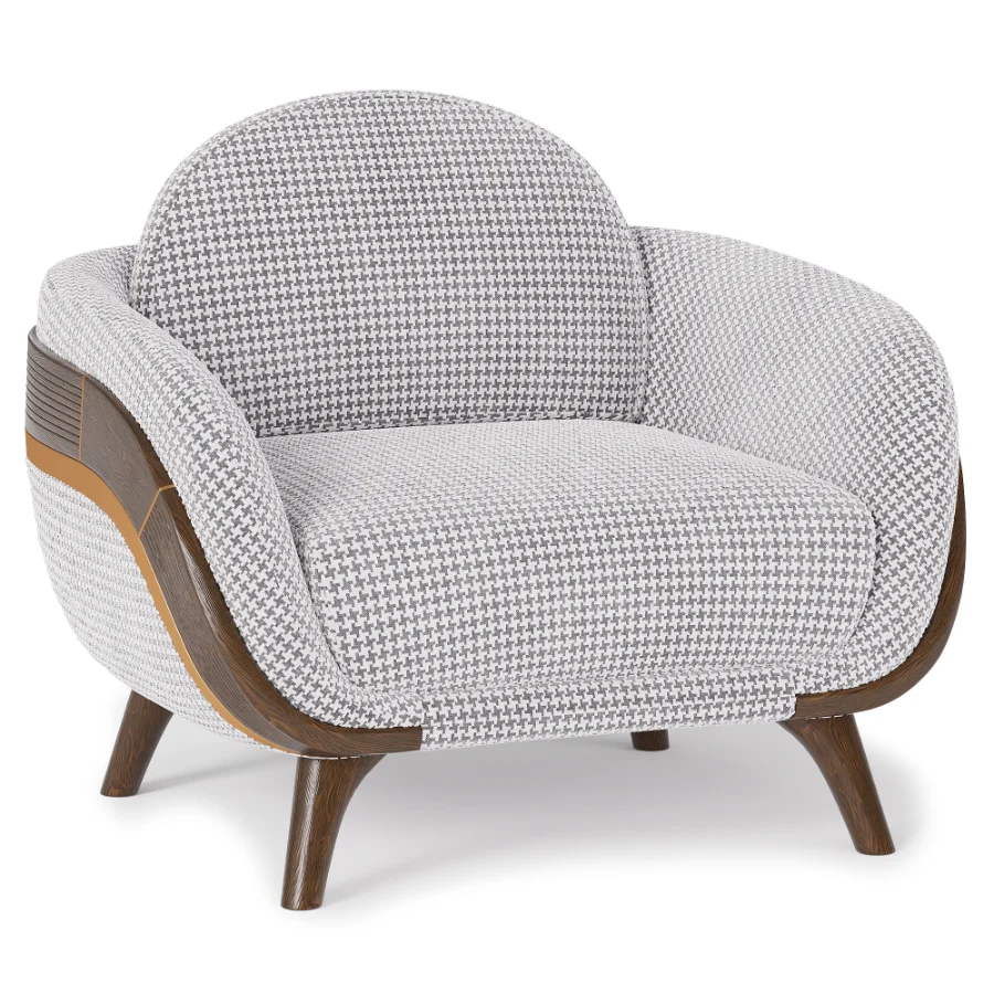 Modern Lounge Armchair Image 1
