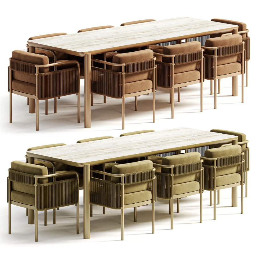 Garden Furniture Part 1 Table Садовая МебельCтол + Стулья Image 2