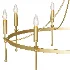 Ellie 8 Light Chandelier in Aged Brass - Thumbnail 1