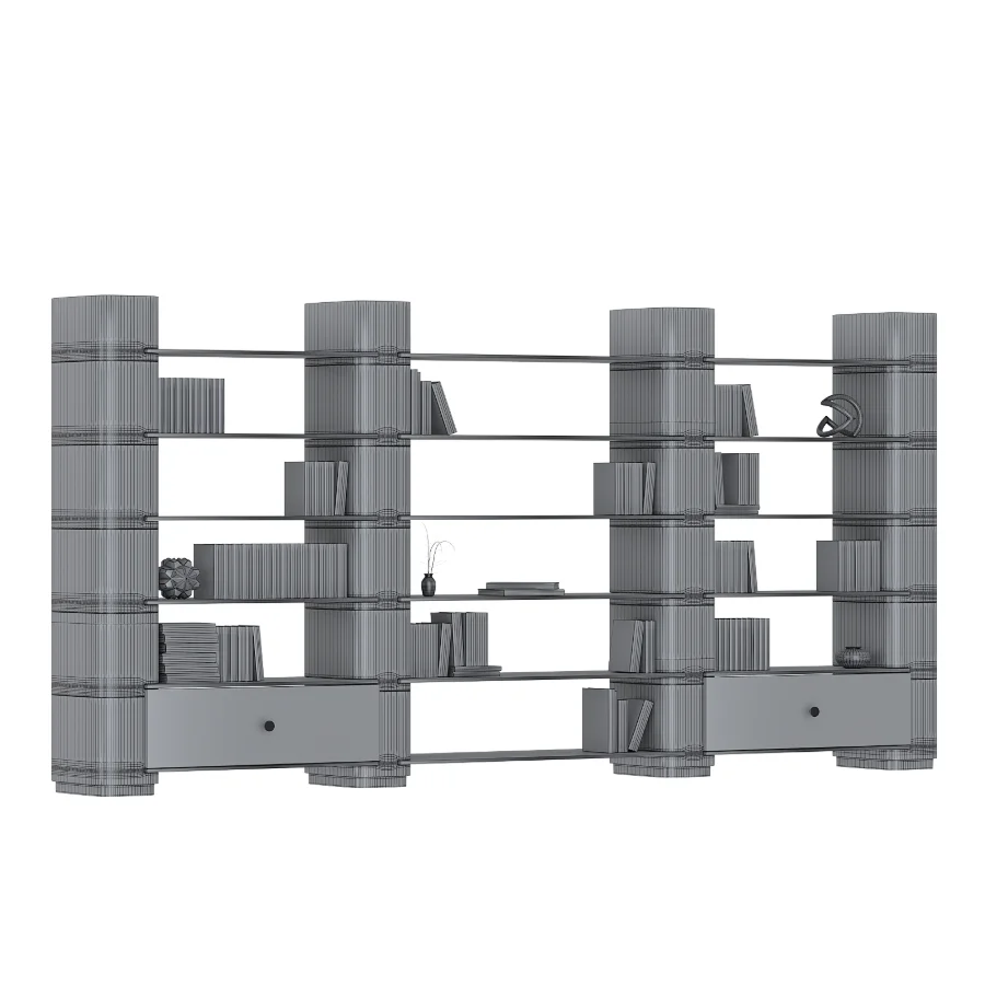 Modern Folding Bookshelf Image 2