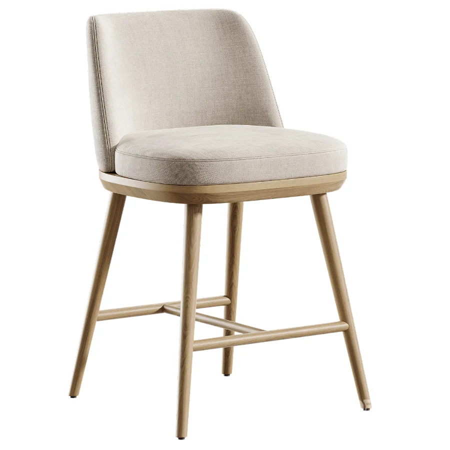 Trentino semi-bar stool Image 2