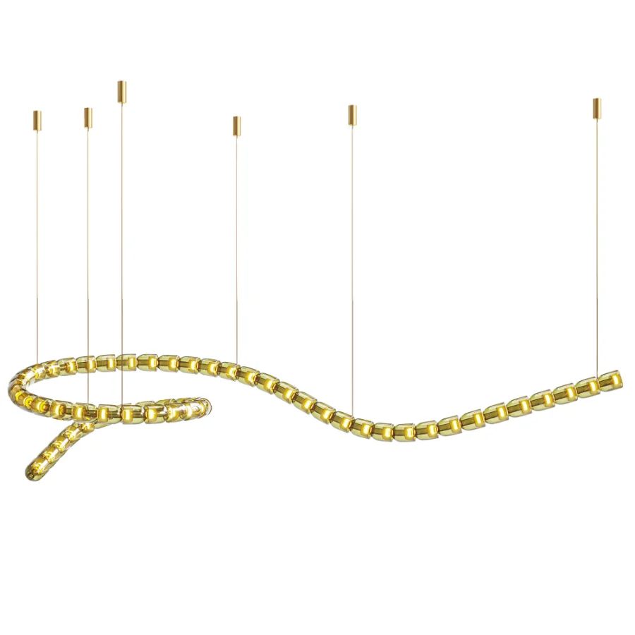 Gabriel Wave LED Chandelier Image 1