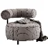 Naduvi Miley Velvet Right Cremekleurig Sofa - Thumbnail 2