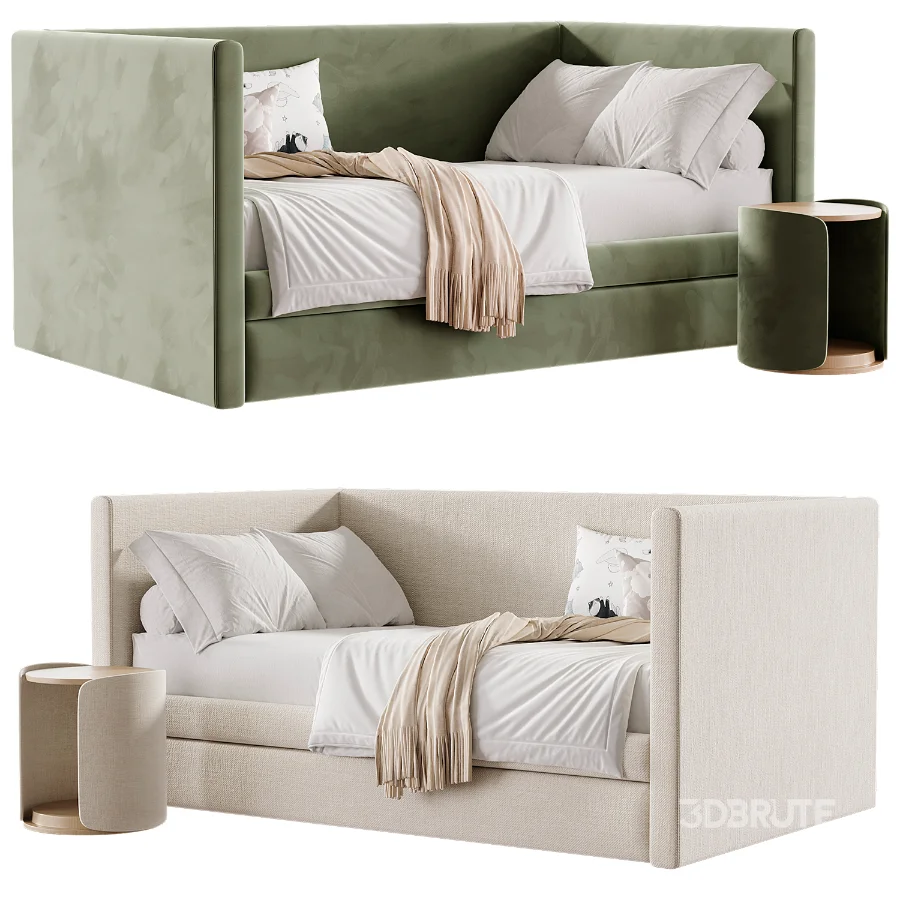 Childrens Upholstered Bed Gaia Image 1