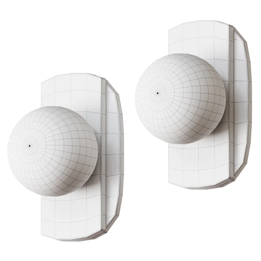 Neptune Travertine Wall Sconce Image 4