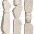Minimalist Plaster Stacked Sculptures - Thumbnail 3