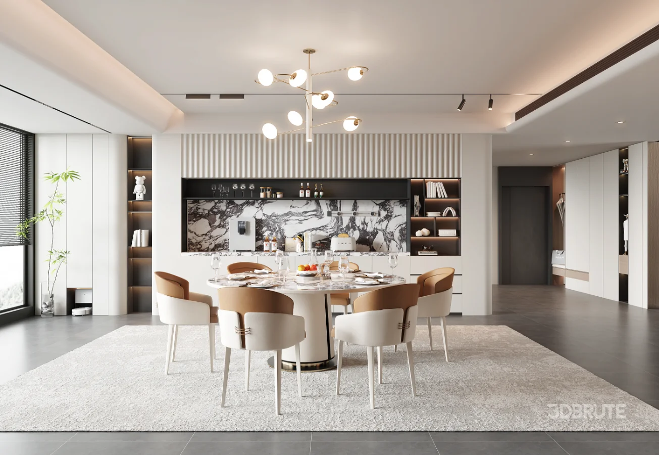 modern dining room Image 1