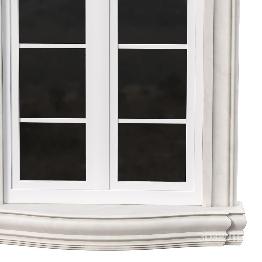 Architectural Classic Window 3D Model 17 Image 4