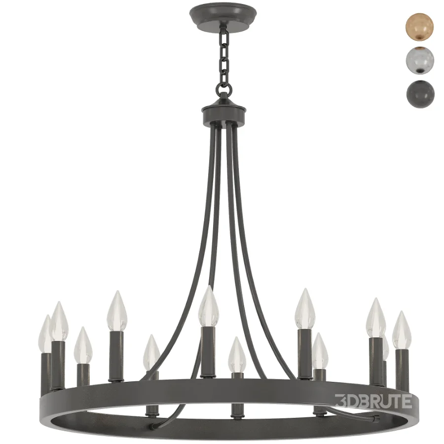 Hendon Wagon Chandelier Image 2