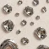 Abstract Chrome Pebble Wall Sculptures and Decor 09 - Thumbnail 5